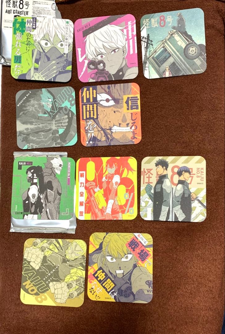 怪獣８号　ハンカチ/メモスタンド/アクスタ/キーホルダー/コースター/25点新品