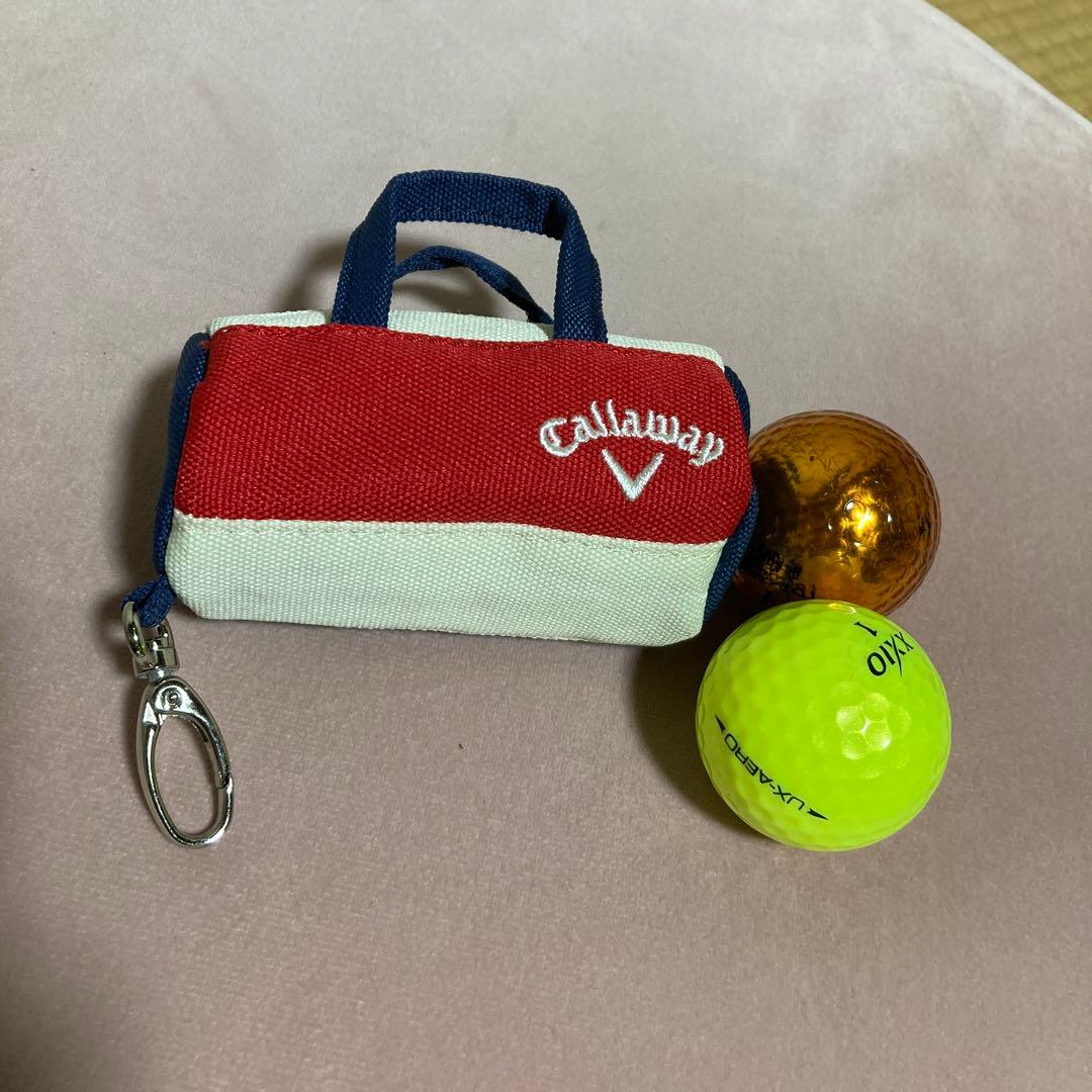 NEW ERA ゴルフサブバッグ & CALLAWAYのゴルフボールケース