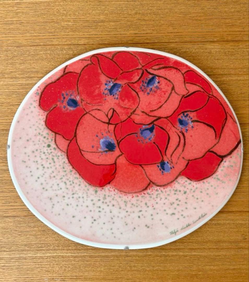 【希少品】ARABIA ヘルヤ \"Riemua rinnassa\" 陶板画
