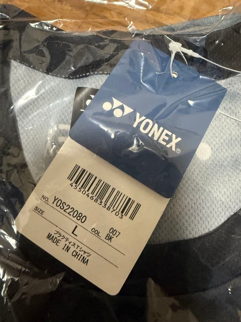 YONEX ブラック Tシャツ Lサイズ