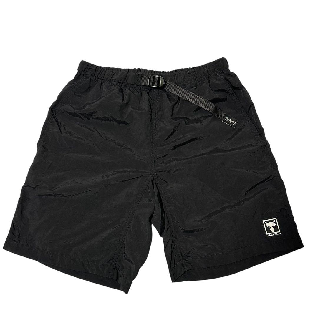 希少 ジャッカル×ワイルドシングス パッカブルショーツ ブラック JACKALL
