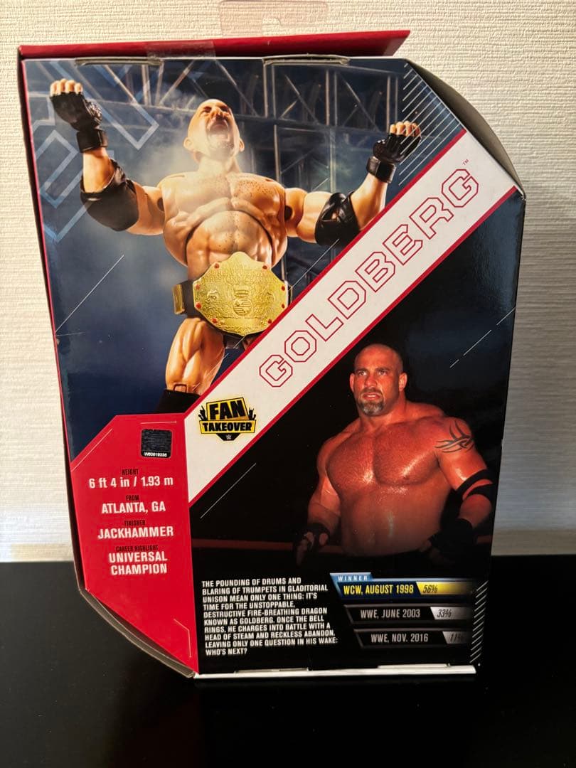 WWE Elite Ultimate Goldberg ゴールドバーグ新品
