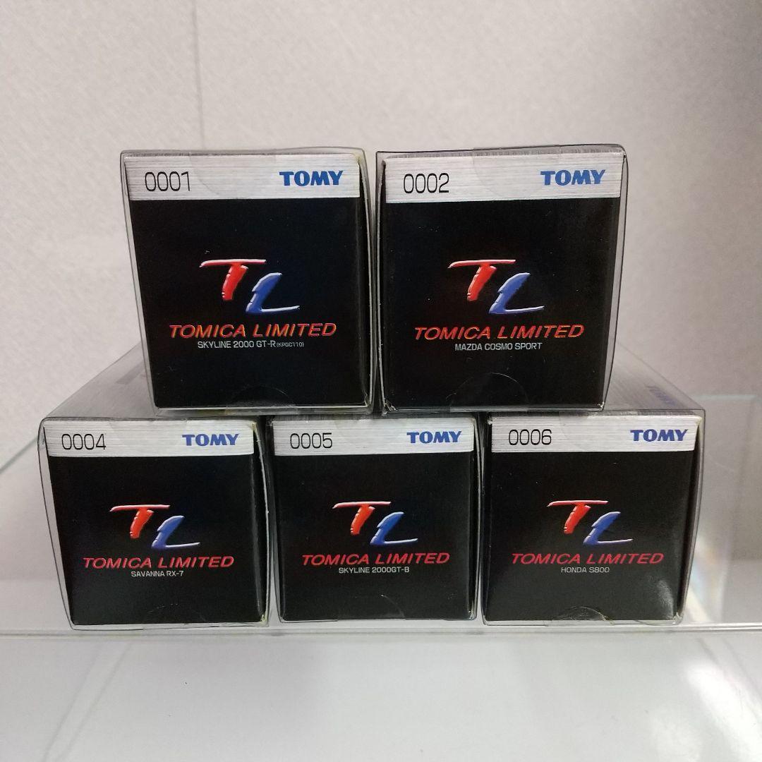 トミ― TLトミカリミテッド ディスプレイモデル 5台セット