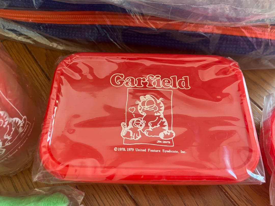 非売品フジカラー 友の会 ガーフィールド ピクニックセット 未使用 昭和レトロ
