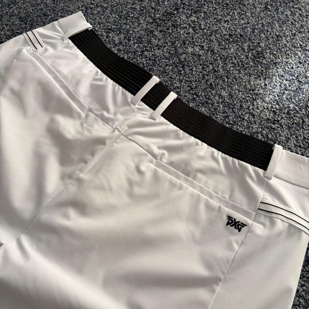 PXG　ストレッチ　ハーフパンツ　ショートパンツ　ゴルフウェア　ホワイト　3XL