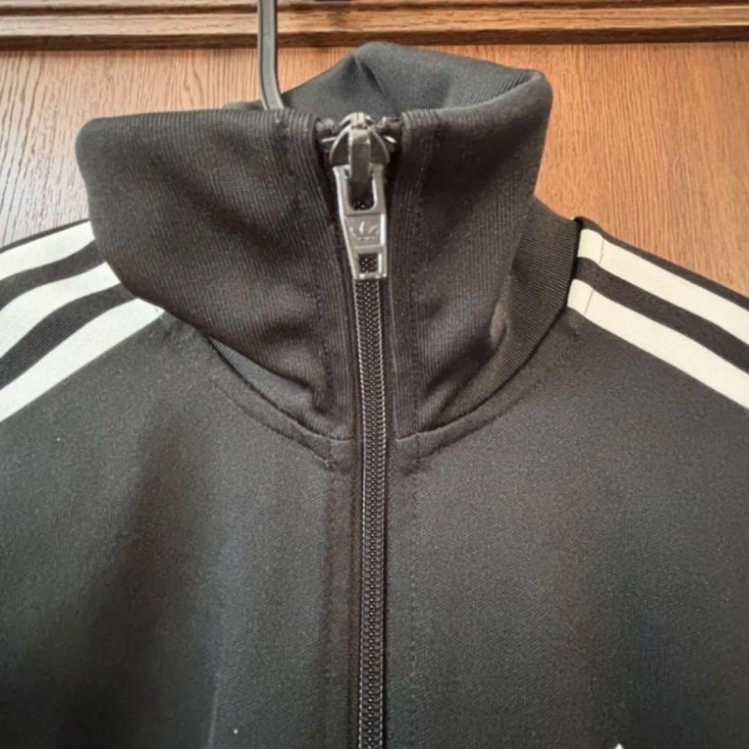 アディダス adidas ジャージ 黒 白ライン XSサイズ