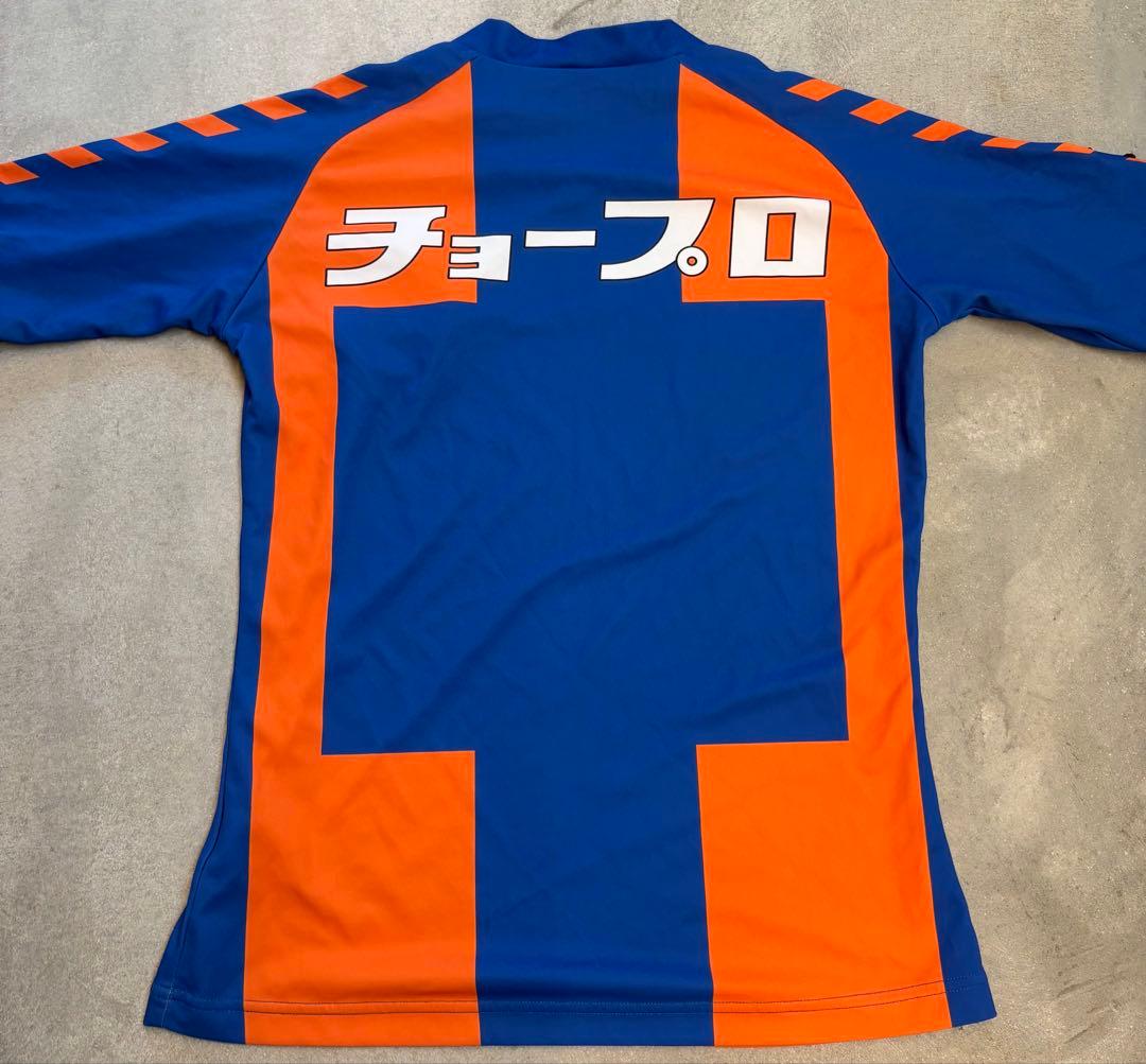 Vファーレン長崎ユニフォーム　hummel サッカーシャツ S 青・オレンジ