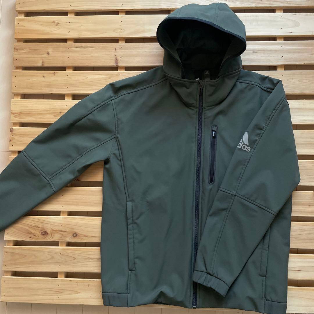 adidas ジュニア／ジャケットパンツ上下セット オリーブグリーン