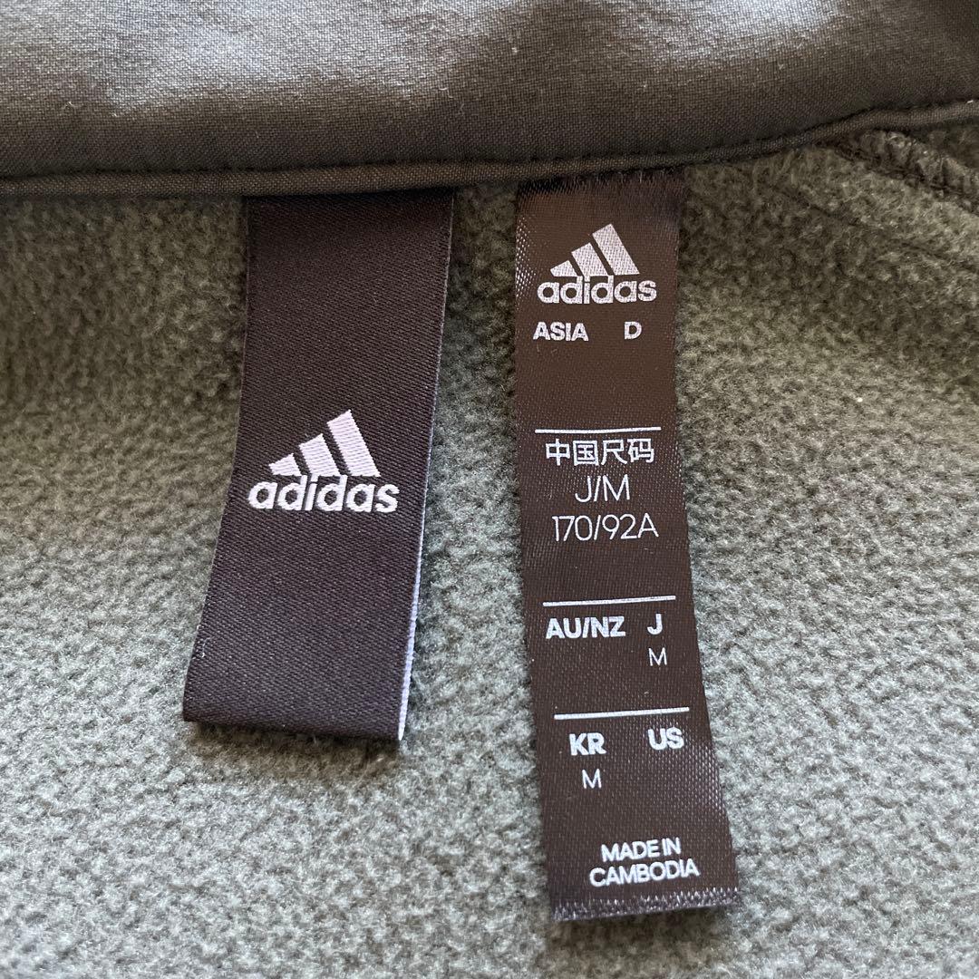 adidas ジュニア／ジャケットパンツ上下セット オリーブグリーン