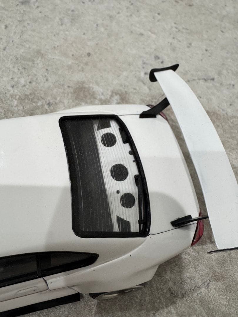 S15シルビア プラモデル完成品 オリジン(雷神)エアロ BCLウィング 深リム