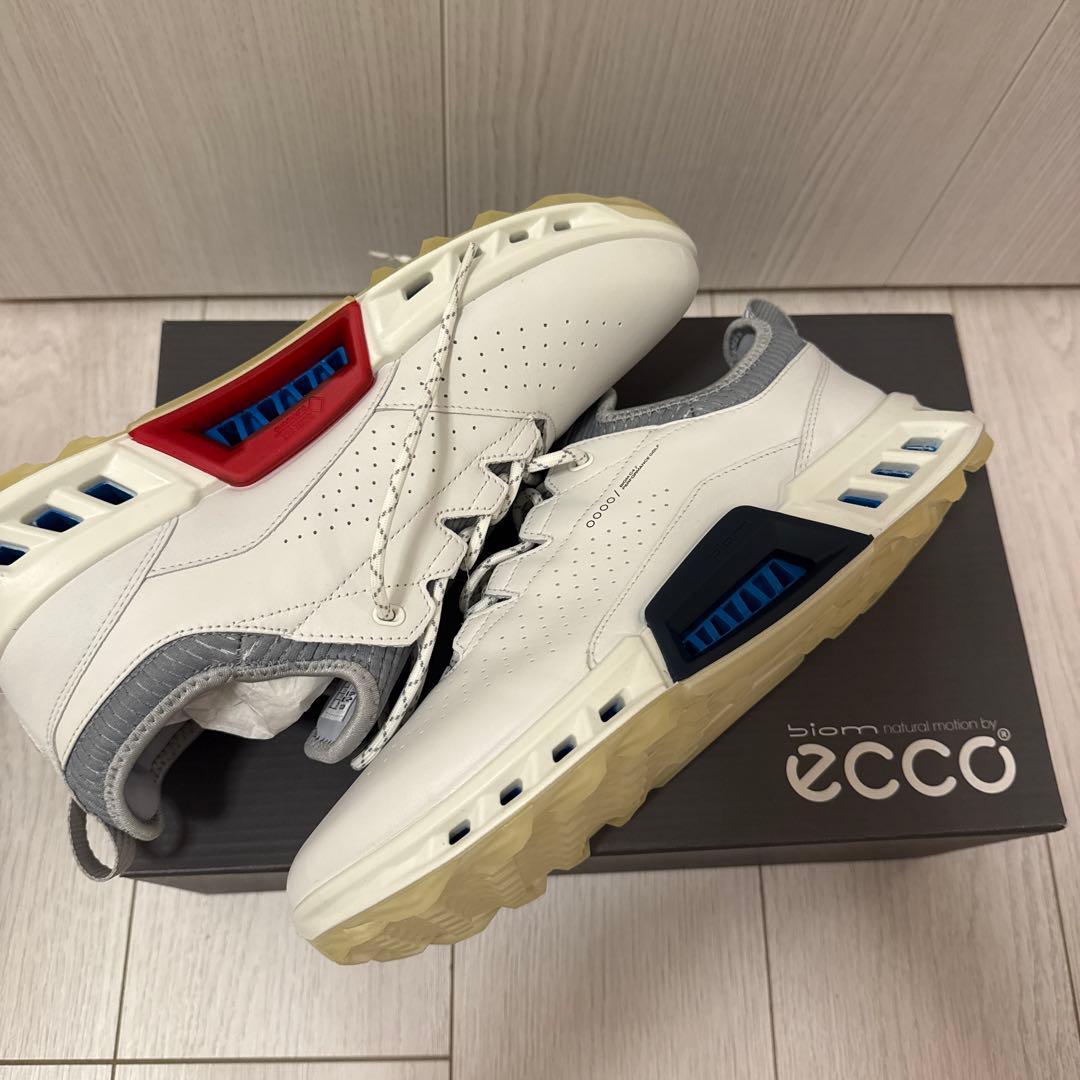 【新品 箱付】ecco ゴルフシューズ 男性用 26.5