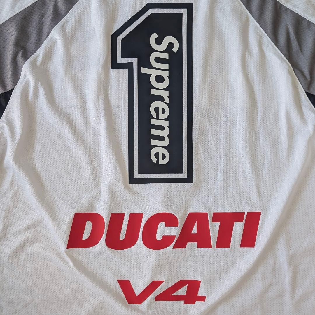 シュプリーム　ドゥカティ　Soccer Jersey Ｌ ホワイト