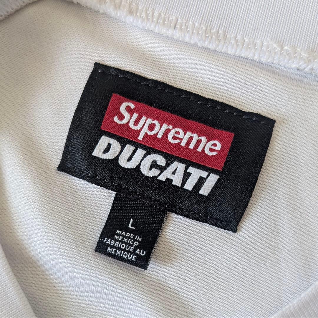 シュプリーム　ドゥカティ　Soccer Jersey Ｌ ホワイト