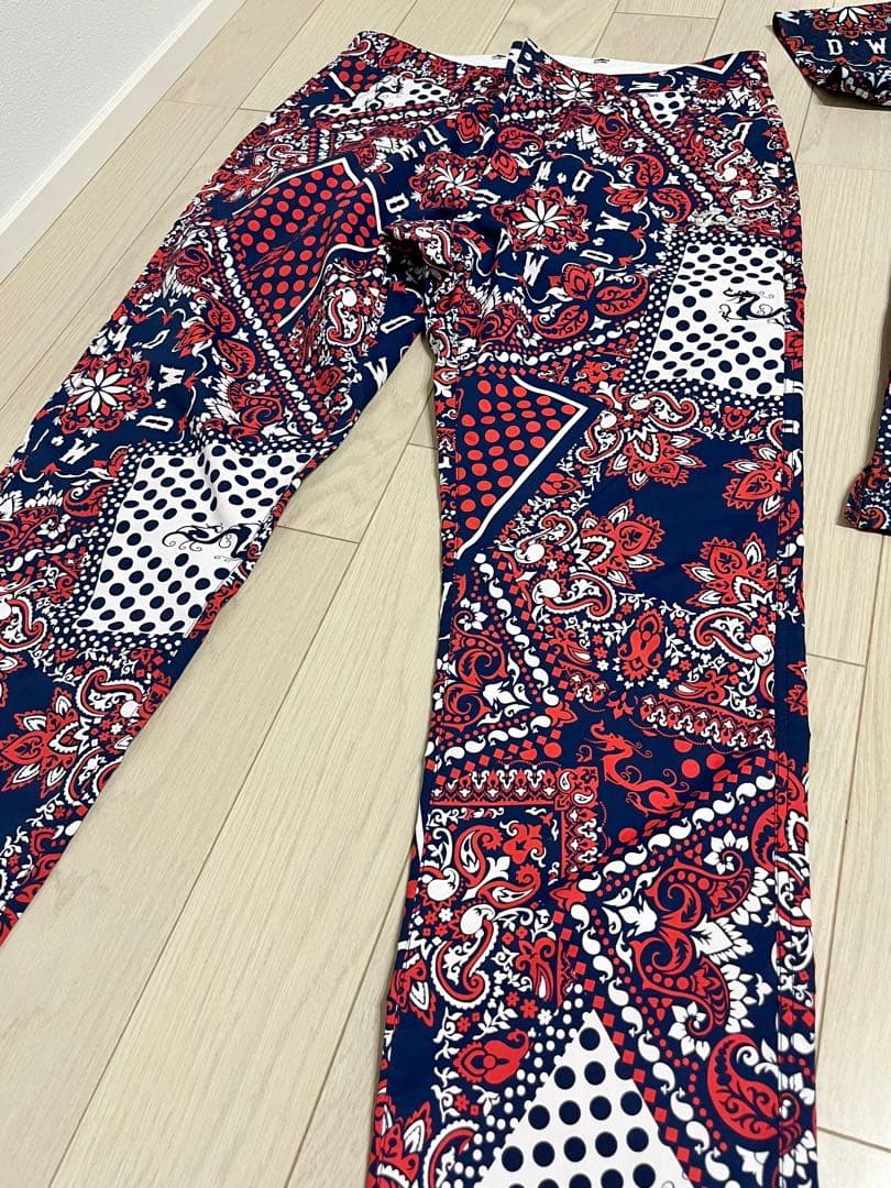 ダンスウィズドラゴン　2点セット　半袖　ポロシャツ　パンツ　超美品　上下