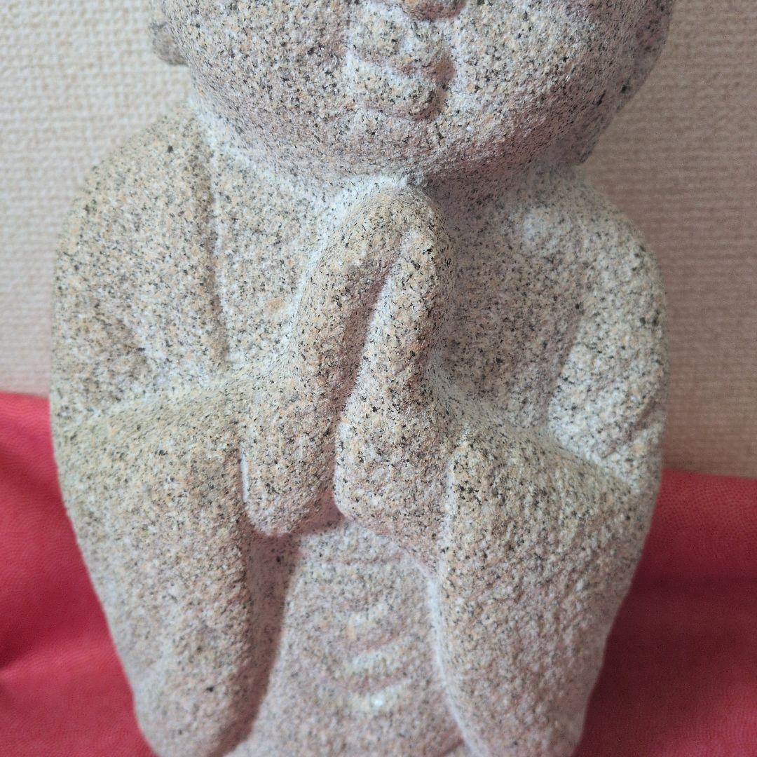 石地蔵 約36cm【20年前購入してから自宅廊下に設置】