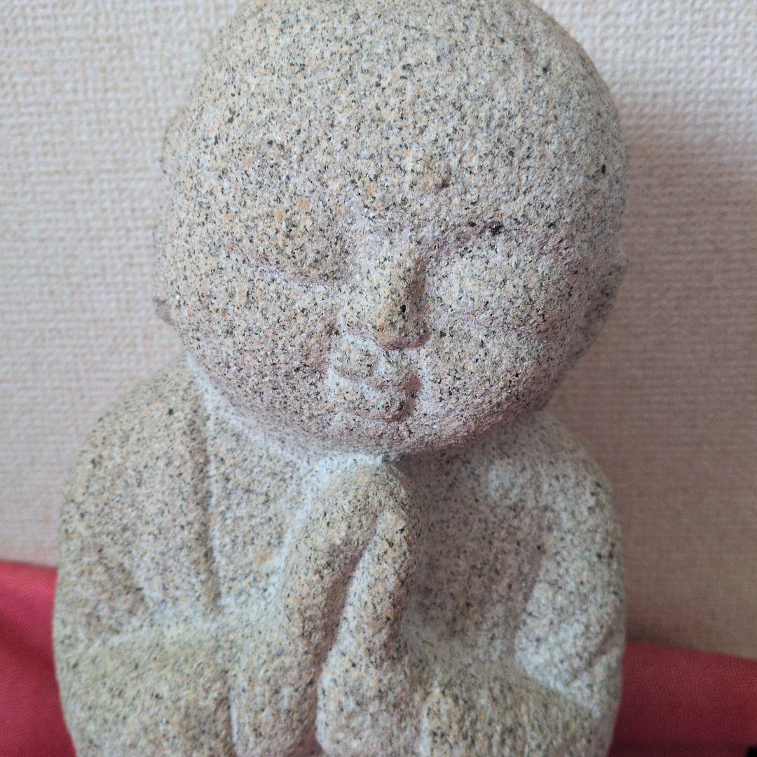 石地蔵 約36cm【20年前購入してから自宅廊下に設置】