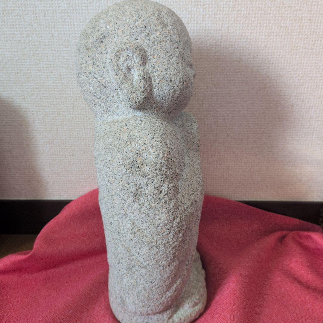 石地蔵 約36cm【20年前購入してから自宅廊下に設置】