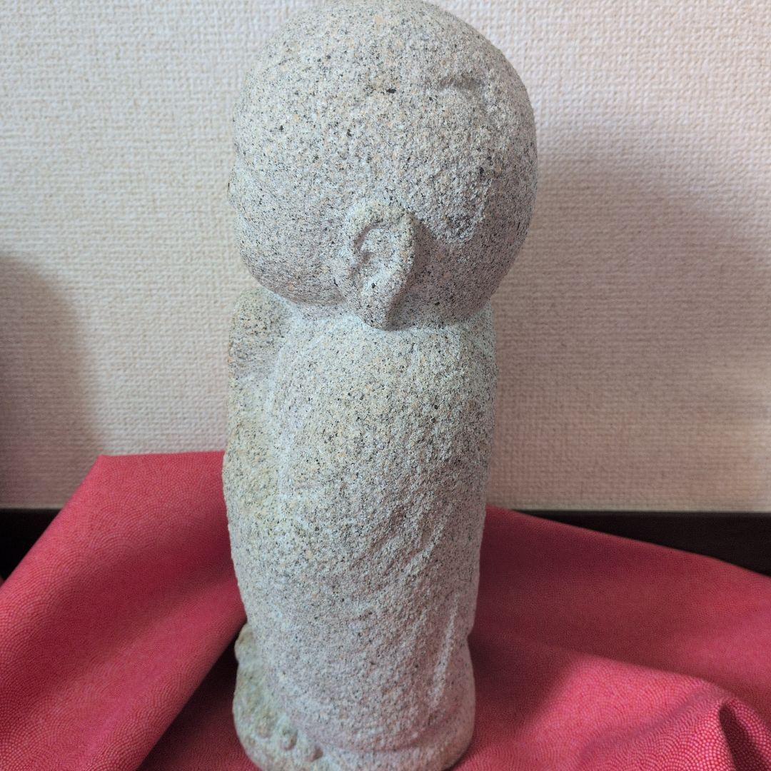 石地蔵 約36cm【20年前購入してから自宅廊下に設置】