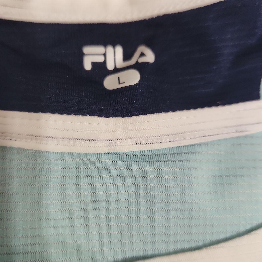FILA スポーツセットアップ 水色/ネイビー