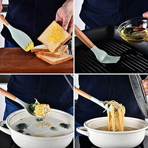 キッチンツールセット シリコン 調理器具 13点セット フライ返し お_corg