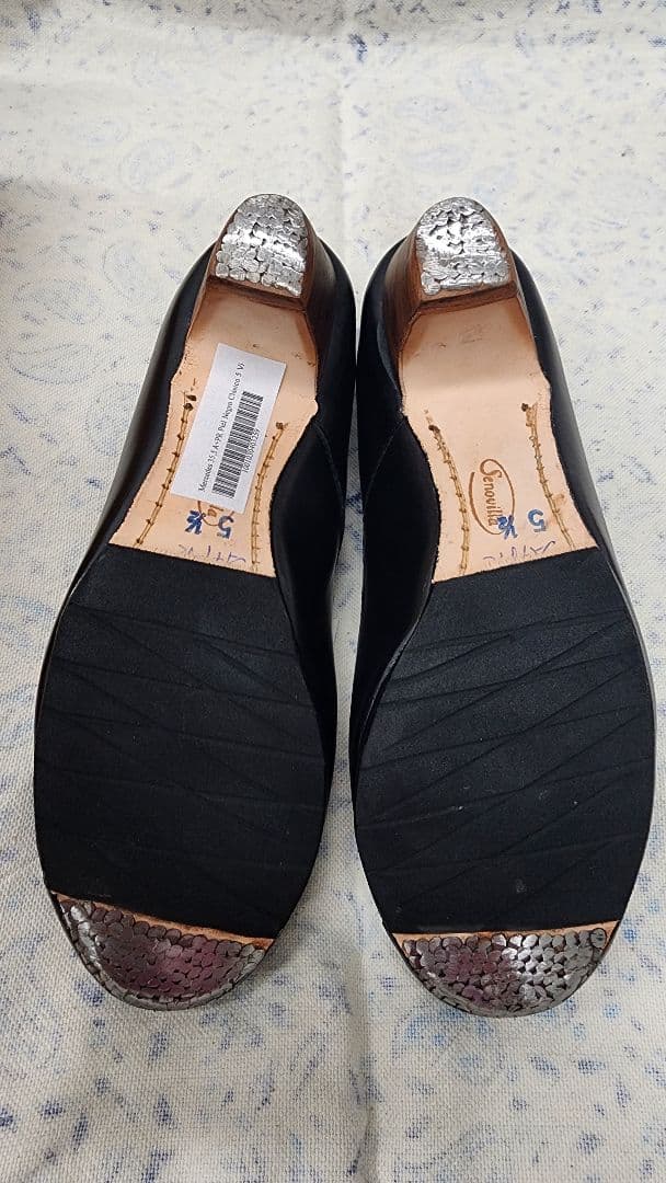 Senovilla フラメンコシューズ 黒新品　35(1/2)