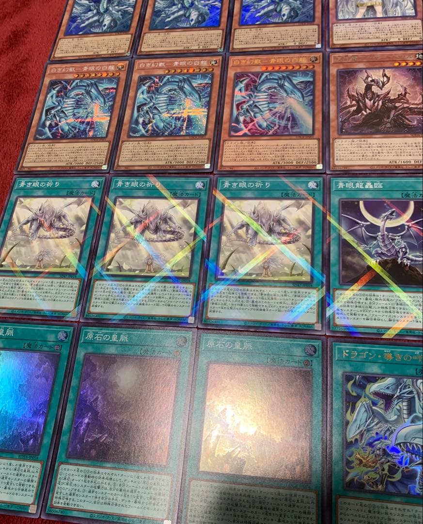 遊戯王　大会構築原石青眼デッキ40枚＋E X15枚＋α