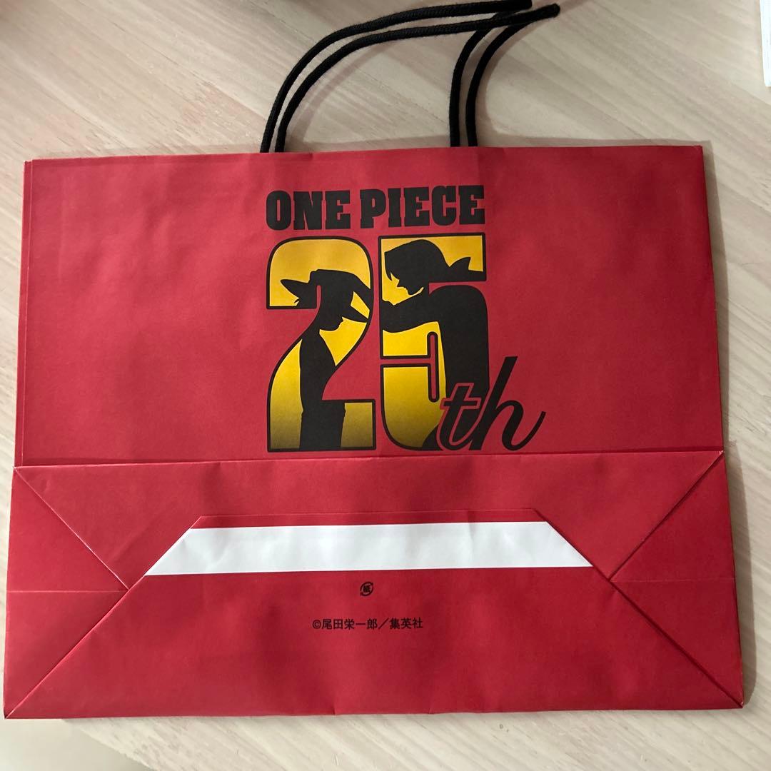 ONE PIECE 3冊連動 プレゼントキャンペーン 複製原画＋25th紙袋