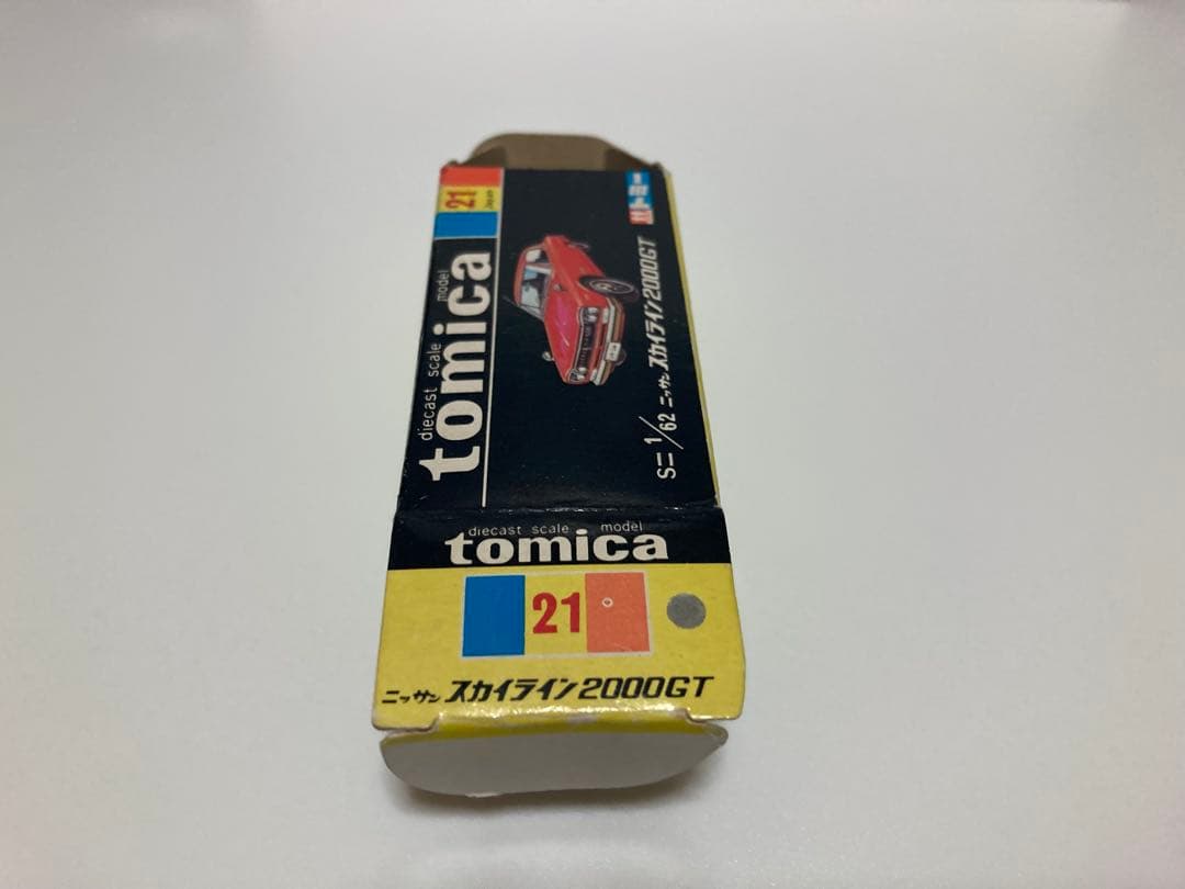 トミカ　日本製　ニッサン　スカイライン2000GT 1Dホイール