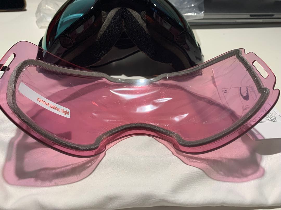 Oakley プリズムレンズ最高級ゴーグル プリズム替えレンズあり　Ｌサイズ
