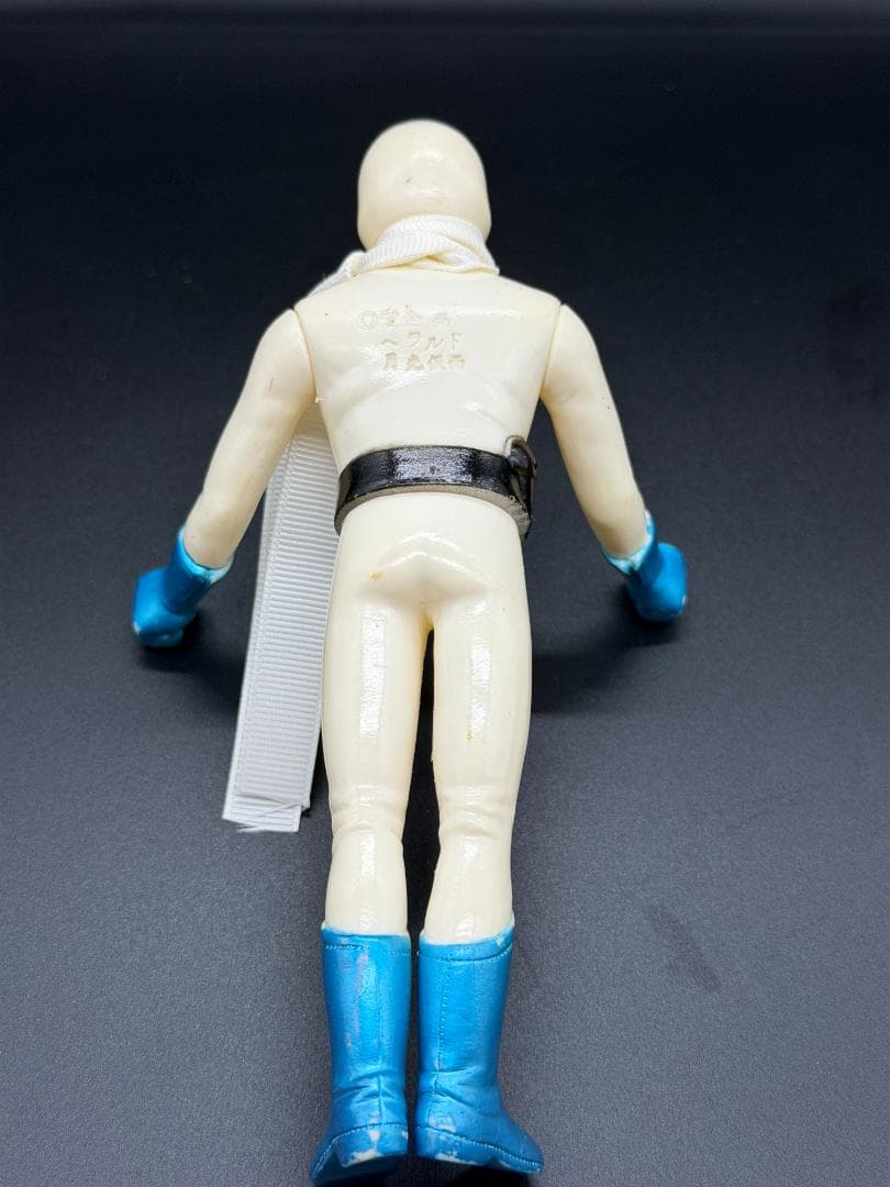 【当時物】月光仮面 ヘラルド ソフビ 背中刻印 愛企画 宣弘社 17cm