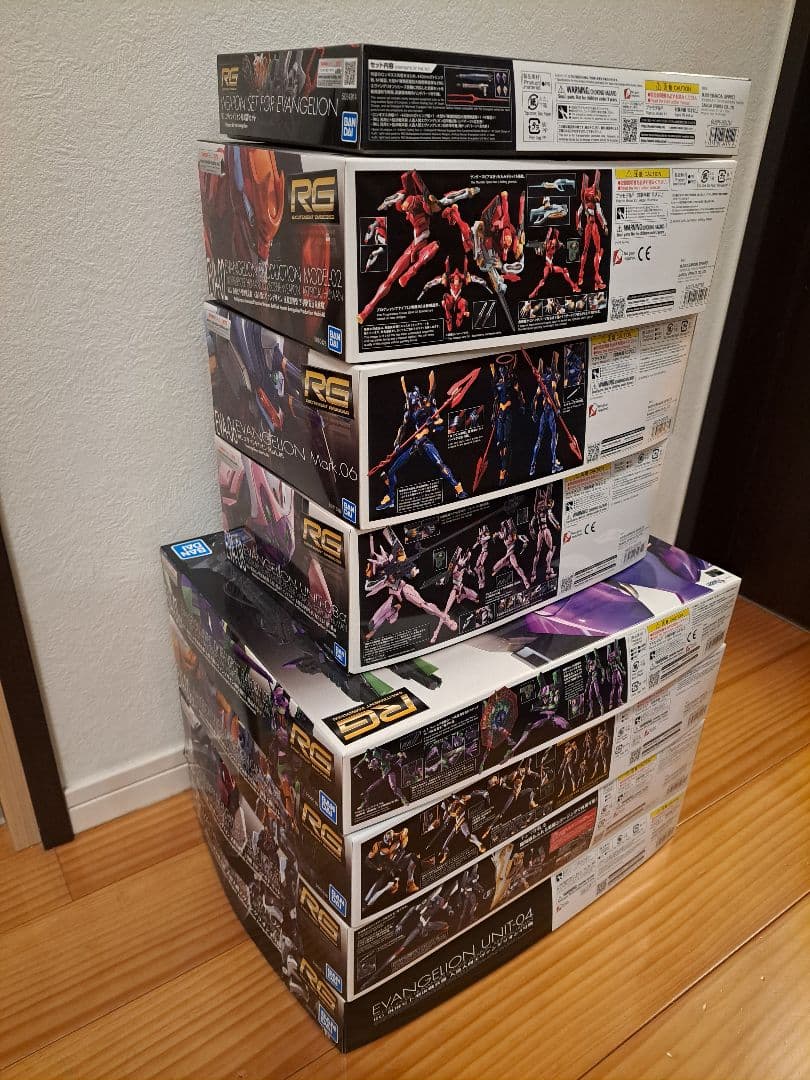 【新品 セット売り】RG エヴァンゲリオン 機体 武器 8種セット