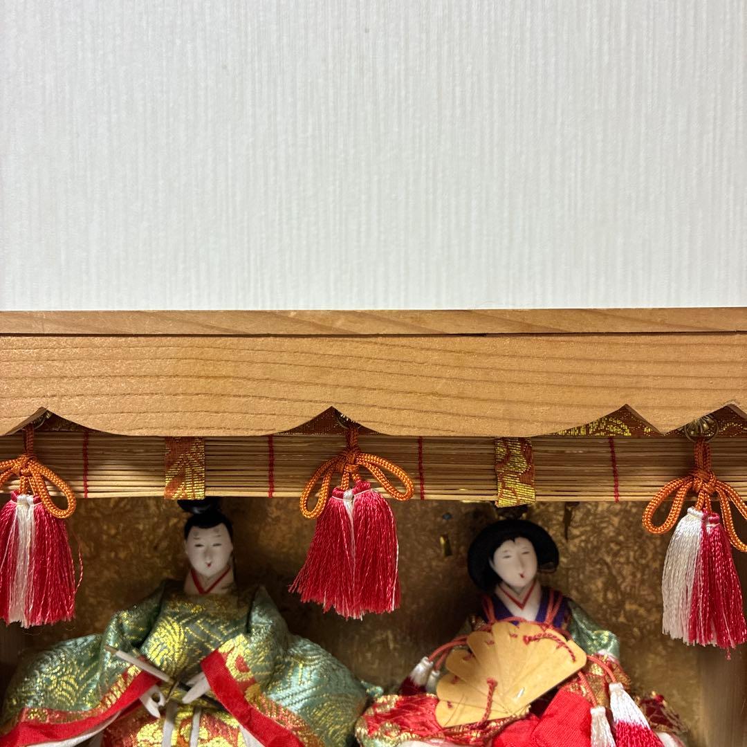 雛人形　ミニ親王飾り　昭和レトロ　アンティーク