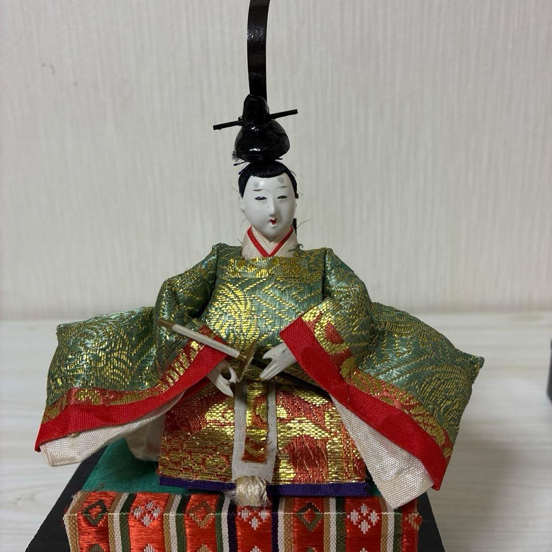 雛人形　ミニ親王飾り　昭和レトロ　アンティーク