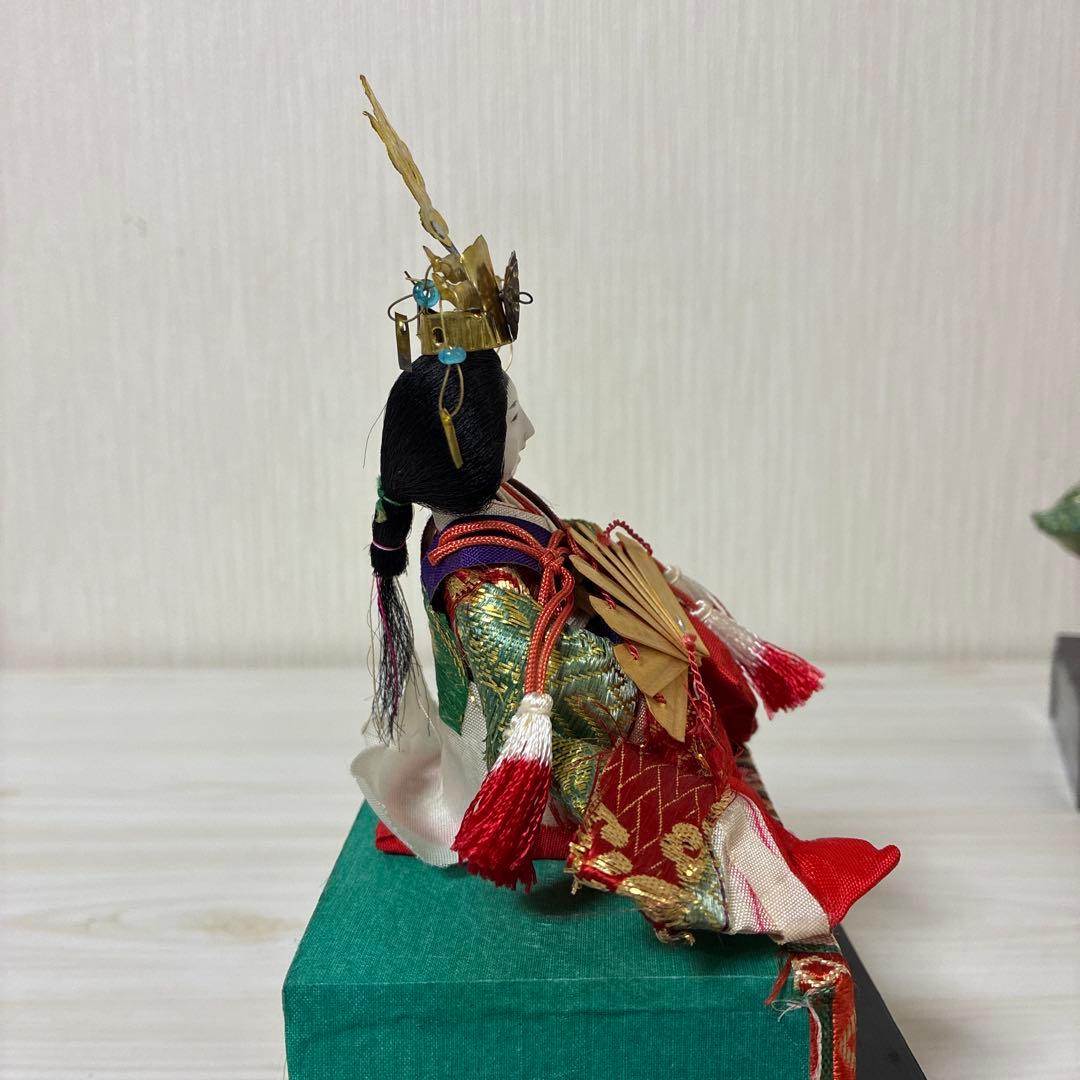 雛人形　ミニ親王飾り　昭和レトロ　アンティーク