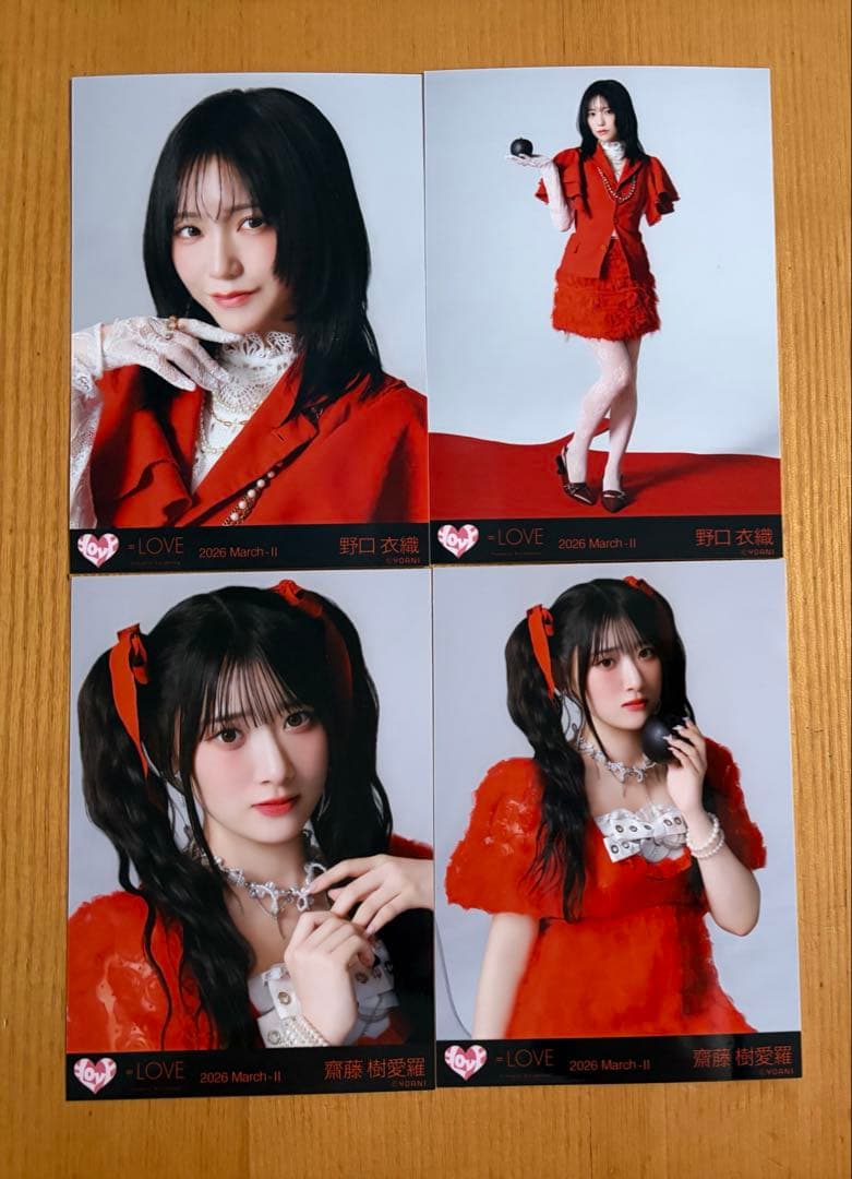 =LOVE イコラブ　劇薬中毒 ジャケット衣装 生写真 26枚セミコンプ