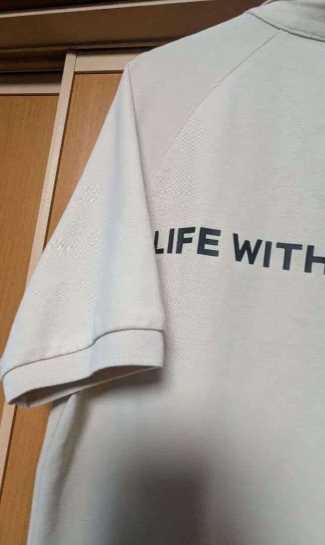 CLUBHAUS×NO COFFEE ベージュポロシャツ