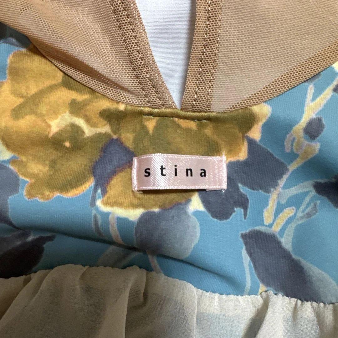 着用　一回のみです　stina 花柄 バレエレオタード　kids s