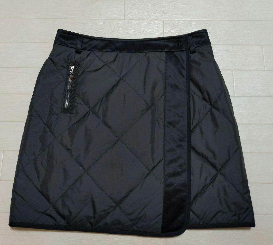 たばくまん　新品　ランバンスポール　中綿スカート38 黒定価38500円