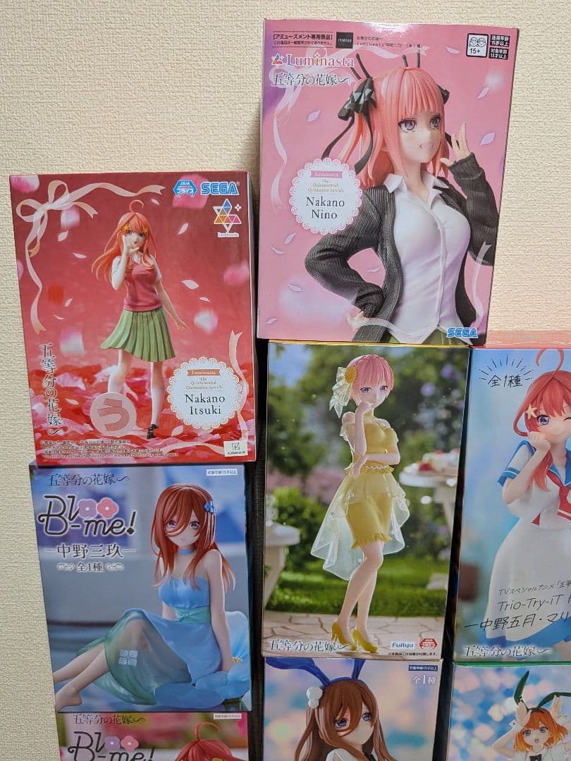 五等分の花嫁　プライズフィギュアまとめ売り１８個
