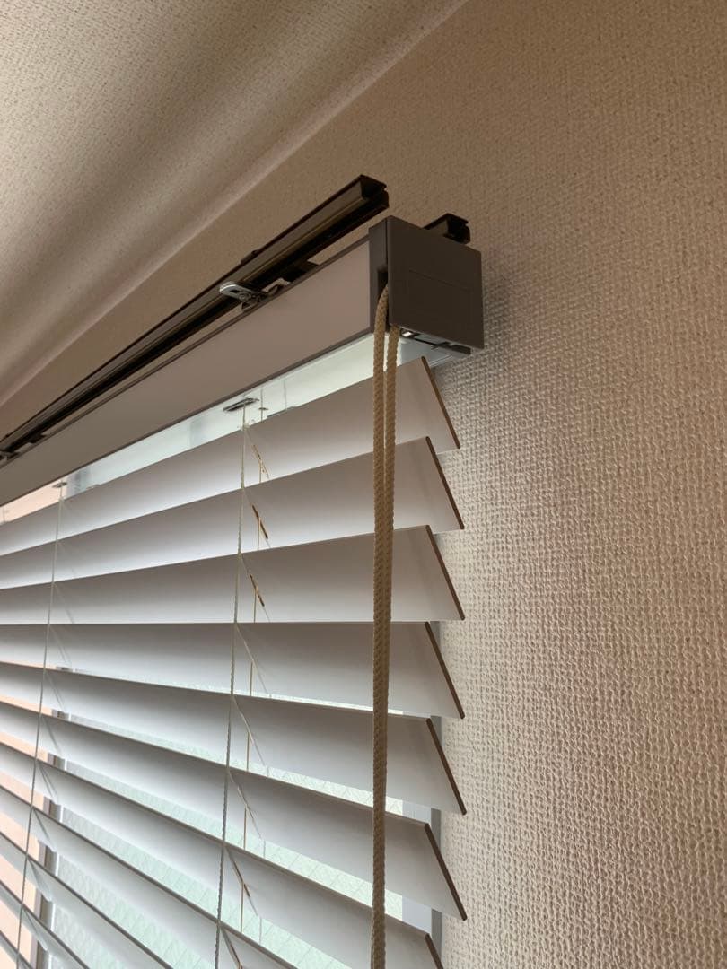 【限定値下げ中】ウッドブラインド　187×100　Re:　ホワイト