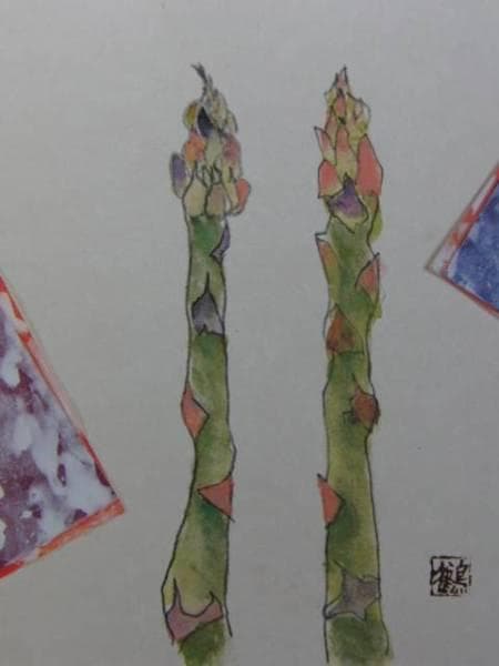 片岡鶴太郎、【北からの贈り物】、希少な額装用画集より、新品額装付、状態良好