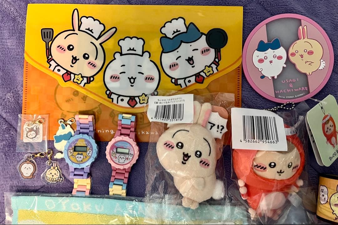 【新品未使用】ちいかわ　グッズまとめ売り　マスコット　トートバッグ　膝掛け