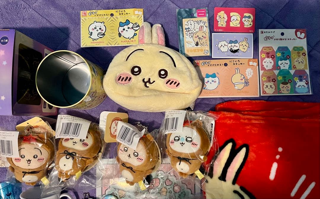 【新品未使用】ちいかわ　グッズまとめ売り　マスコット　トートバッグ　膝掛け