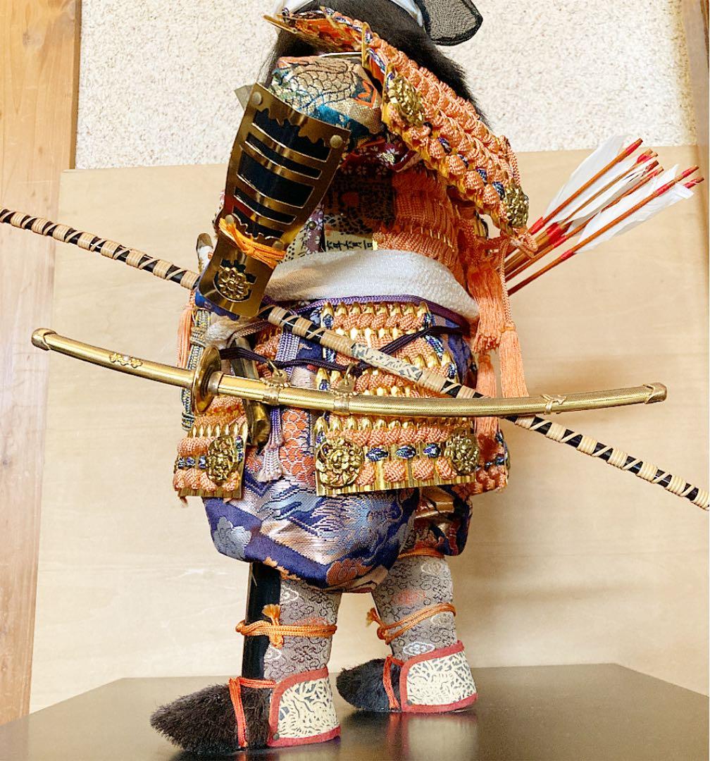 貴重 五月人形 鎧着武者人形兜人形 こども 昭玉作 サムライDoll