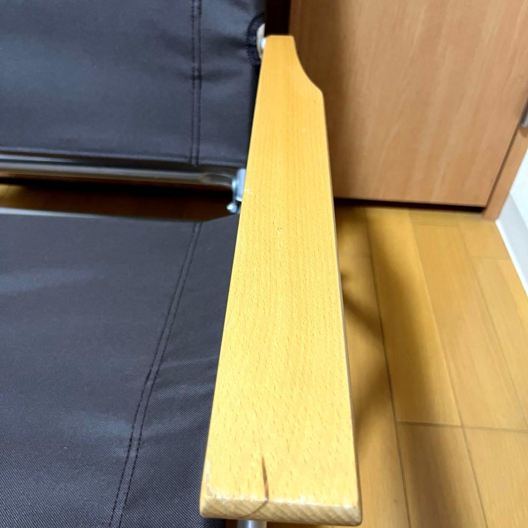 【極美品】Hilander アウトドアチェア ブラウン　２脚セット ケース付き