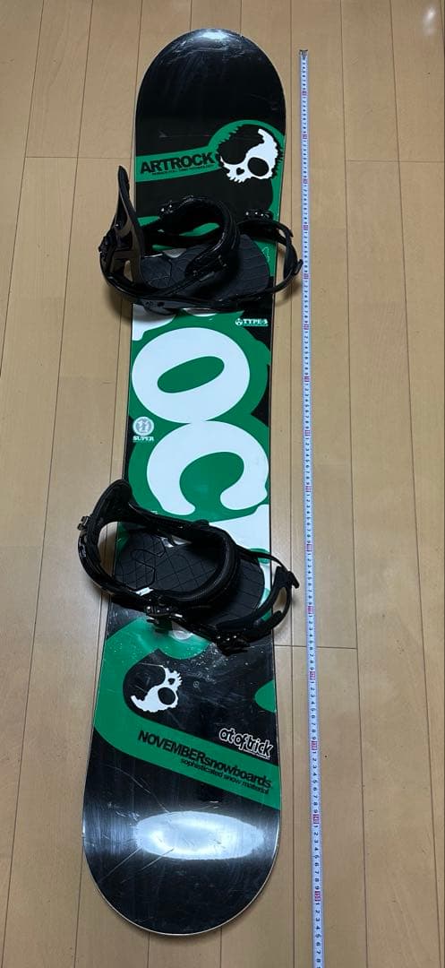 スノーボード November 154cm ビンディング SALOMON M