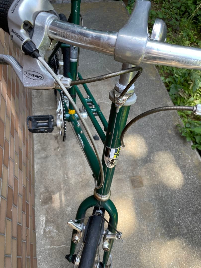 [引取限定]bruno mixte グリーン ミニベロ
