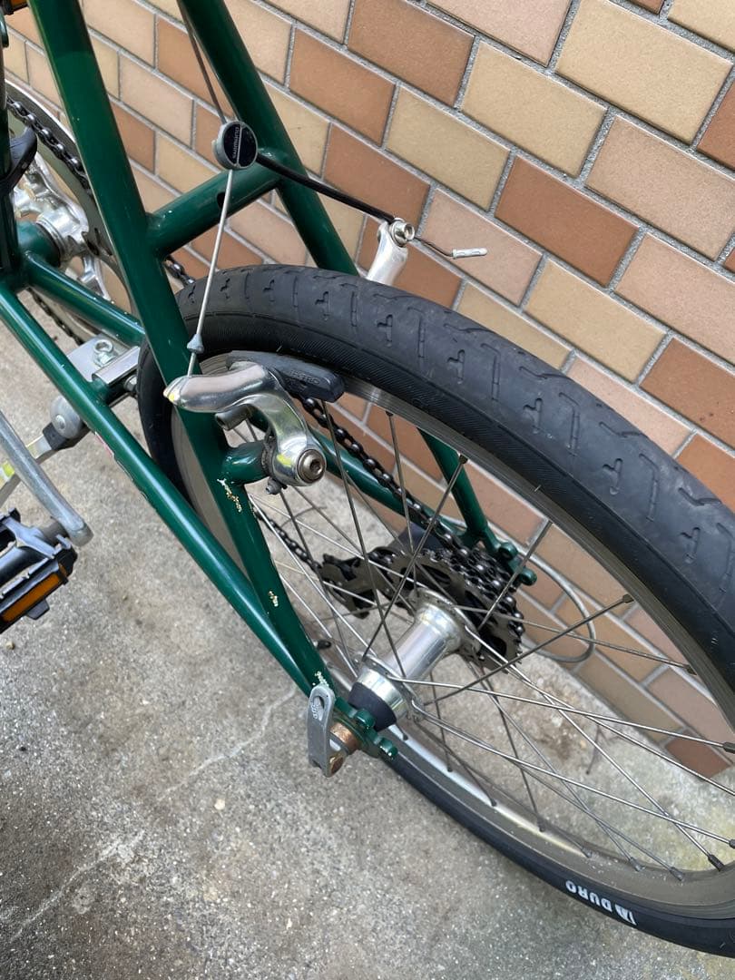 [引取限定]bruno mixte グリーン ミニベロ