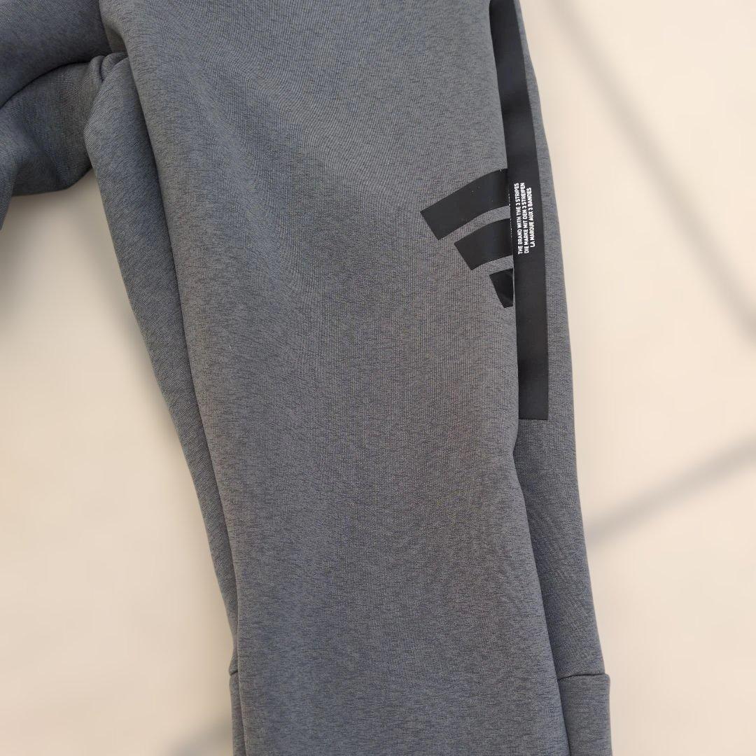 adidas EX STRETCH グレー MLQ14 ビック ジョガーパンツ