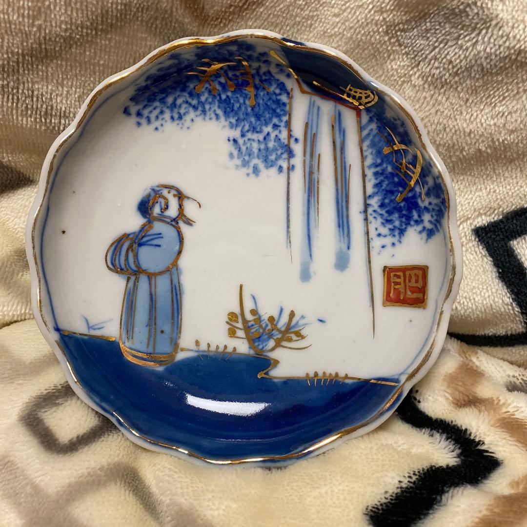 伊万里小皿　8枚　染付皿　手塩皿　和骨董　和食器　料理皿